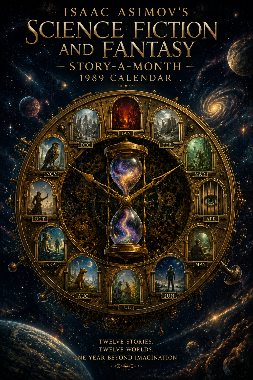 Isaac Asimov's Science Fiction and Fantasy Story a Month 1989 Calendar
