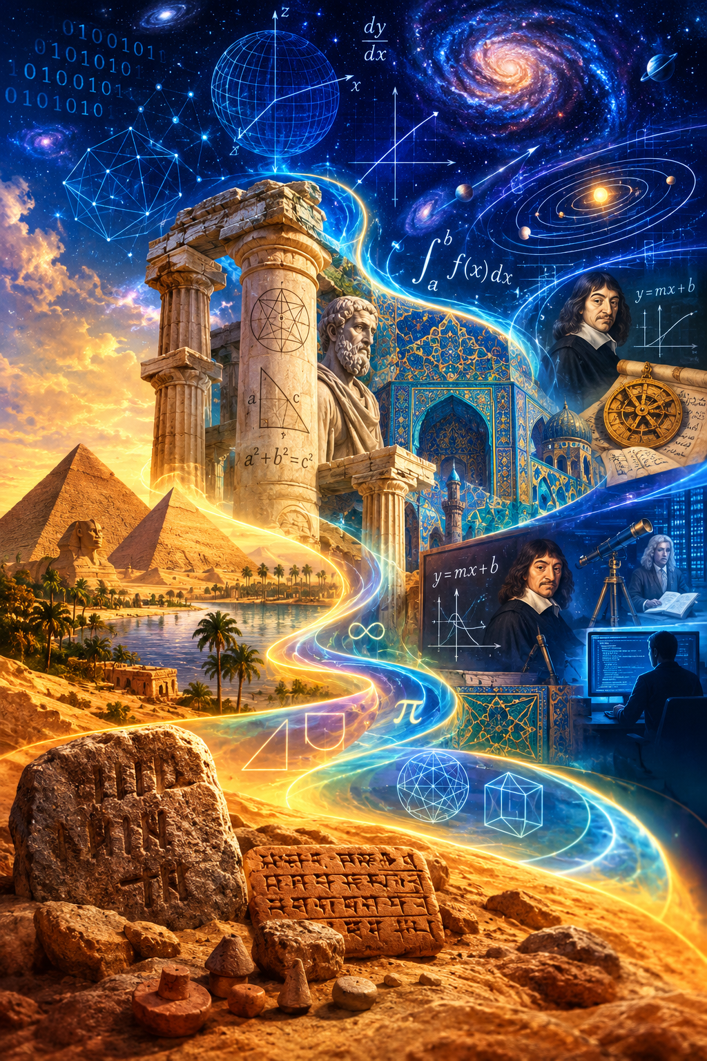 History of Mathematics (a chart)